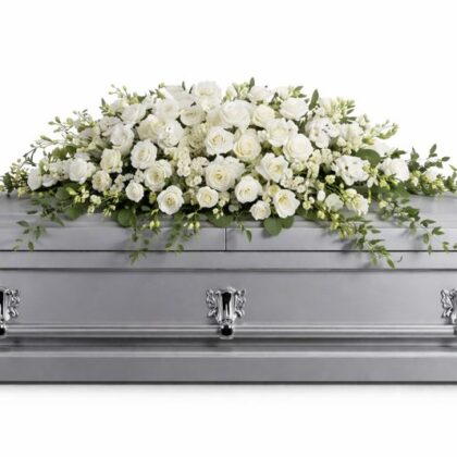 Purity and Peace Casket Spray