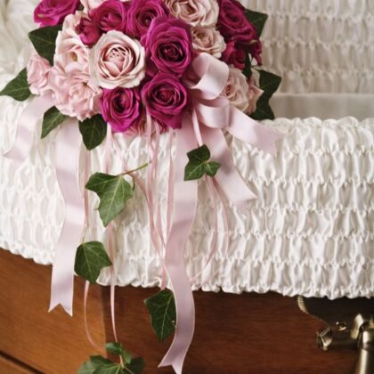 Rose Reflection Casket Insert